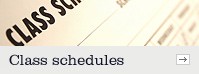 Class Schedules Class Schedules